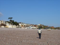 Budleigh Salterton beach Wallpaper