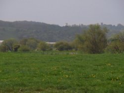 Water tower in the distance Wallpaper