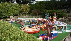 Model Village Fairground Wallpaper