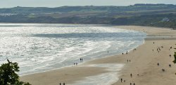 View of Filey Beach Wallpaper