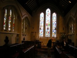 Inside St Laurence's Church in Northfield, West Midlands Wallpaper