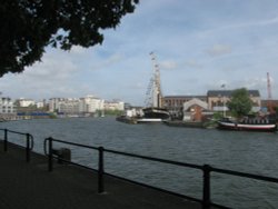 SS Great Britain and Floating Harbour Wallpaper