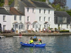 Fun on the River Dart Wallpaper