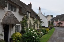 Dunster Cottages Wallpaper