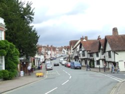 Lavenham main street Wallpaper