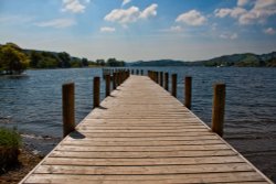 Monk Coniston Jetty Wallpaper