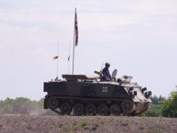 Bovington Camp Tank display Wallpaper