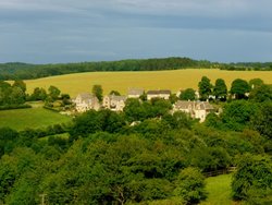 Panorama of Snowshill. Wallpaper