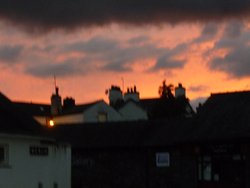 Hawkshead sky at night. Wallpaper