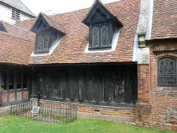 Greensted Church (near Chipping Ongar) Wallpaper