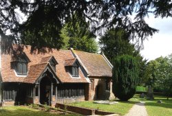 Greensted Church (near Chipping Ongar) Wallpaper