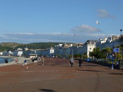 Llandudno promenade. Wallpaper