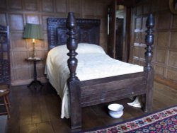 Bedroom at Baddesley Clinton Wallpaper