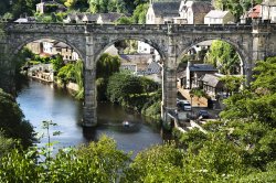 Rail Bridge Over The River Nidd. Wallpaper