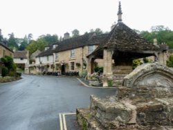 14th Century Market Cross Wallpaper