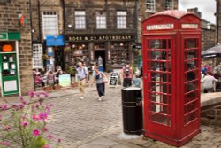 Phone box. Wallpaper