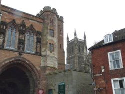 The Edgar Tower and Worcester Cathedral Wallpaper