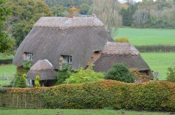 Thatched Cottage Wallpaper