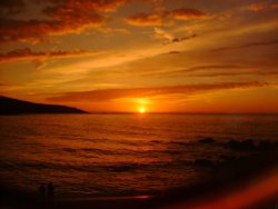 St Ives sunset from the Island Wallpaper