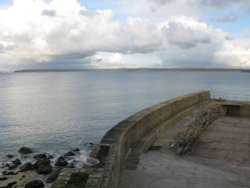 St Ives pier Wallpaper