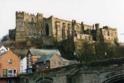 Durham Castle from Milburngate Bridge Wallpaper