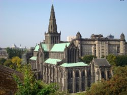 Glasgow Cathedral from the Necropolis Wallpaper