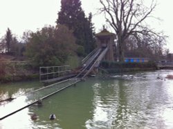 Patent One-Man Water Chute at Wicksteed Park Wallpaper