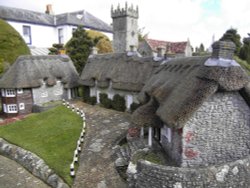 Model of the Old Village Godshill in the Model Village. Wallpaper