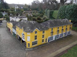 Model of the Old Village High Street at Shanklin. Wallpaper