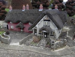 Model of the Crab Inn at Shanklin. Wallpaper