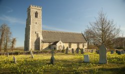 St Mary's Church, Henstead, Suffolk. Wallpaper