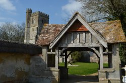 All Saints Church, Enford Wallpaper