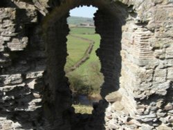 Mediaeval window scene Wallpaper