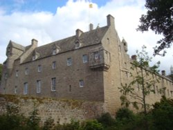 Cawdor Castle from the Blue Bridge Wallpaper