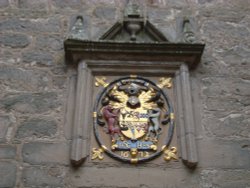 Cawdor Castle Heraldic Panel Wallpaper