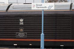 The Royal train in Gt. Yarmouth Wallpaper