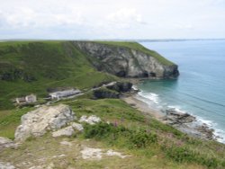 Trebarwith near Tintagel Wallpaper