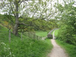 View on Kirkby Stephen walk via Podgill Viaduct Wallpaper