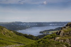 Lake Windermere from Loughrigg Wallpaper