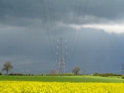 Storm over Bramley, South Yorkshire Wallpaper