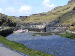 Boscastle Harbour Wallpaper