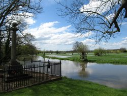 Flooding at Denford Wallpaper