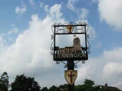 Dennington Village Sign Wallpaper