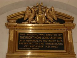 Commemorative plaque in the Ashton Memorial Wallpaper