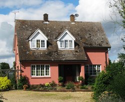 A pink house Wallpaper