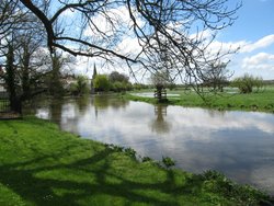 Flooding at Denford Wallpaper