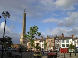 Market Place and the Obelisk Wallpaper