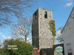 The remains of Bastwick Old Church, which is still visited Wallpaper