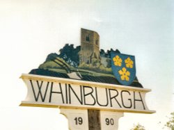 Whinburgh Village Sign Wallpaper