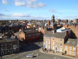 Rooftops of York Wallpaper